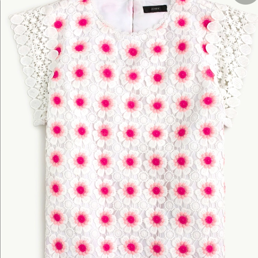 Jcrew crochet top